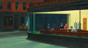 Nighthawks Edward Hopper Wallpaper