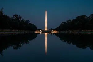 Nighttime Washington Monument Wallpaper