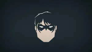 Nightwing's Face Animated Art Wallpaper