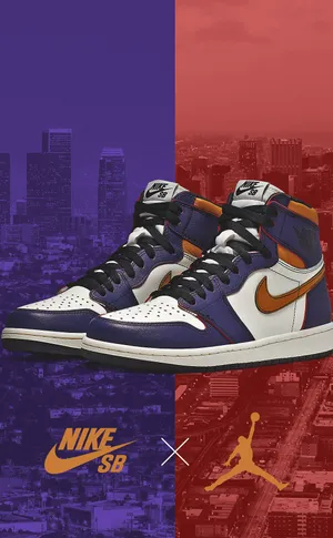 Nike Air Jordan 1 High Og - Sahara - San Diego Wallpaper