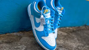 Nike Dunk Low 'blue White' Wallpaper