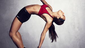 Nike Girl Bending Backwards Wallpaper