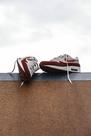 Nike Shoes Air Max 1 Red Wallpaper