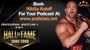 Nikita Koloff Podcast Booking Ad Wallpaper