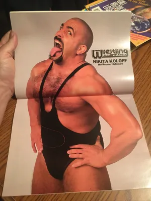 Nikita Koloff Wrestling Illustrated Magazine Wallpaper