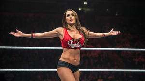 Nikki Bella Owns The Wrestling Stage Wallpaper