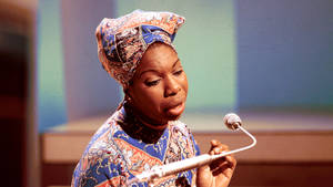 Nina Simone Bbc Television Centre London 1966 Wallpaper