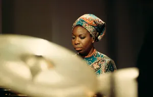 Nina Simone Candid Shot Drums Wallpaper