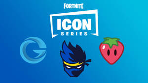 Ninja Fortnite Sponsor Icons Wallpaper