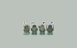 Ninja Turtle Thought Bubbles Wallpaper