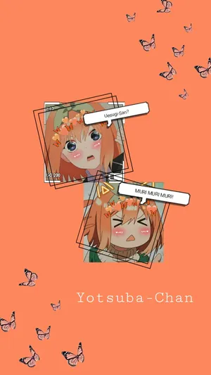 Nino Nakano Reflecting Anime Charm Wallpaper