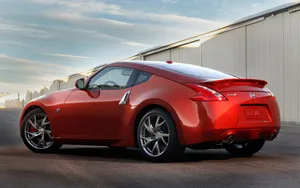 Nissan 350z In Red Wallpaper