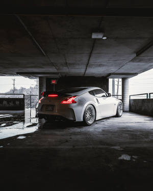 Nissan 370z Back View Wallpaper