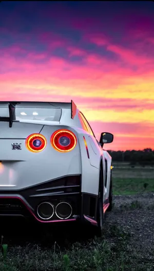 Nissan Gtr: A Powerful Driving Machine Wallpaper