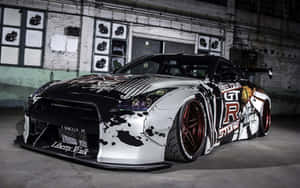 Nissan Gtr R35 Sports Car, Ready For Thrilling Driving Wallpaper