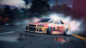 Nissan Skyline Gt R Street Racing Wallpaper