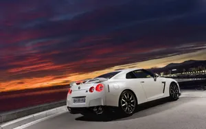 Nissan Skyline Gtr R35 Dark Sky Wallpaper