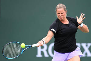 No. 1 Athlete Kim Clijsters Wallpaper