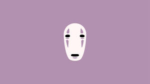 No-face Lilac Background Wallpaper