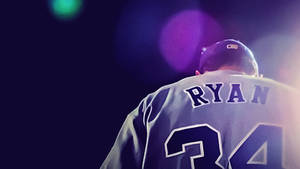 Nolan Ryan Back Jersey Wallpaper