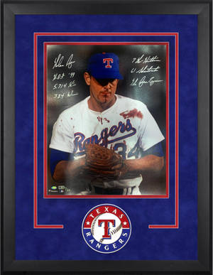 Nolan Ryan Bloody Baseball Card Wallpaper