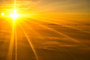 North Macedonia Glowing Sunset Wallpaper