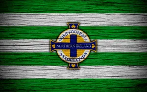 Northern Ireland Green And White Stripes Football Association Wallpaper
