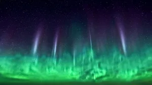 Northern Lights Aurora Borealis Macbook Default Wallpaper