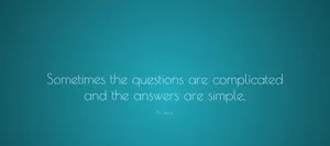 Notable Quote By Dr. Seuss In Minimalist Graphic Design Wallpaper