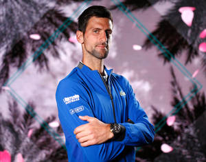 Novak Djokovic Indian Wells Poster Wallpaper
