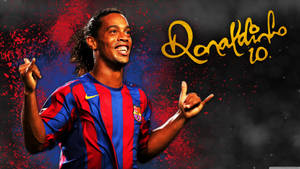 Number 10 Ronaldinho Wallpaper