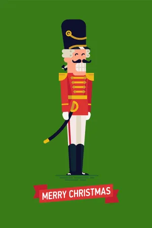 Nutcracker Christmas Phone Wallpaper