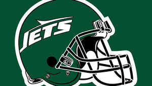 Ny Jets Helmet Illustration Wallpaper