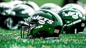 Ny Jets Multiple Helmets Wallpaper