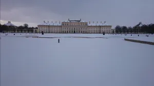 Nymphenburg Frozen Castle Wallpaper