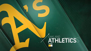 Oakland Athletics Green Logo Wallpaper