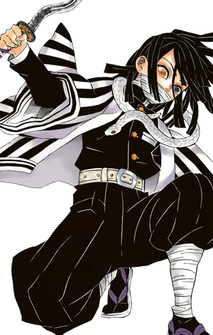 Obanai Iguro Curved Dagger Wallpaper