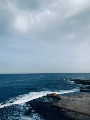 Ocean Waves In Libya Wallpaper