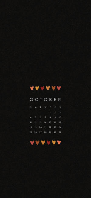 October Calendar Wallpaper - October Wallpapers Wallpaper