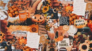 October Collage- Enjoy The Autumn! Wallpaper
