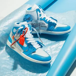 Off White Jordan 1 Blue Aesthetic Wallpaper