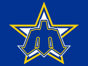 Official Trident Logo Of The Seattle Mariners Wallpaper