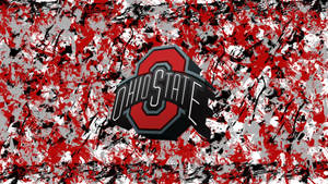 Ohio State Buckeyes Painted Art Wallpaper