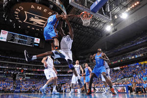 Oklahoma City Thunder Vs Dallas Mavericks Wallpaper