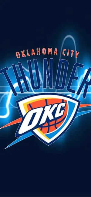 Oklahoma City Thunders Okc Logo Nba League Wallpaper