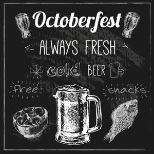 Oktoberfest Beer Doodle Wallpaper