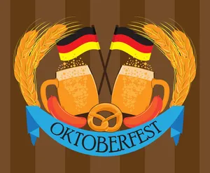 Oktoberfest Two Beers Wallpaper