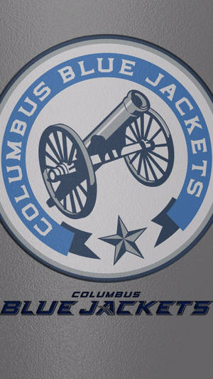 Old Columbus Blue Jacket Logo Wallpaper
