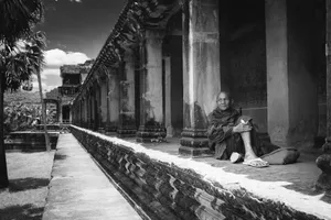 Old Man Krong Siem Cambodia Wallpaper