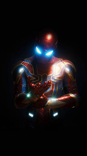 Oled 4k Spider-man Iron Spider Wallpaper